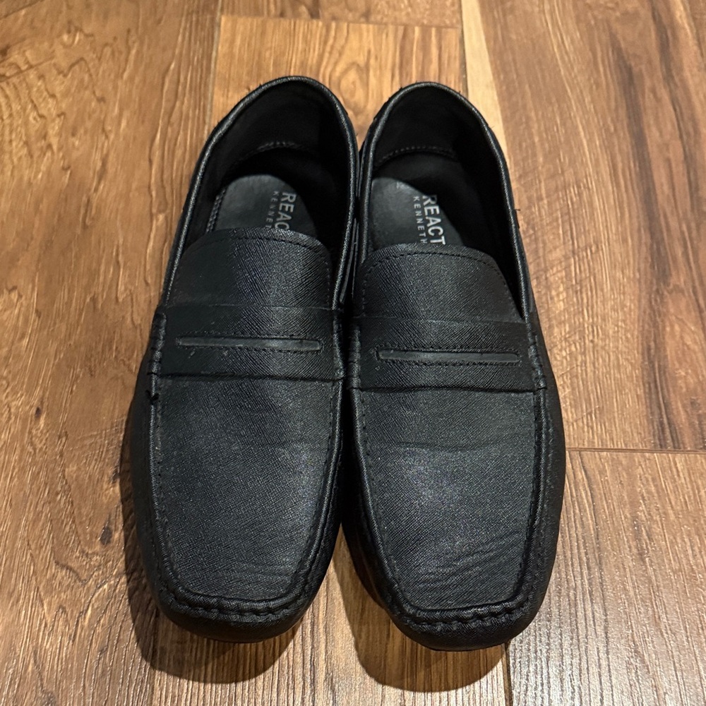 Kenneth Cole Reaction Black Men's Slip-On Loafers